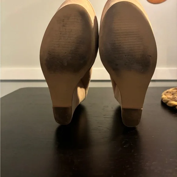 Steve Madden Pammyy Blush Suede Platform Wedges - Picture 6 of 14